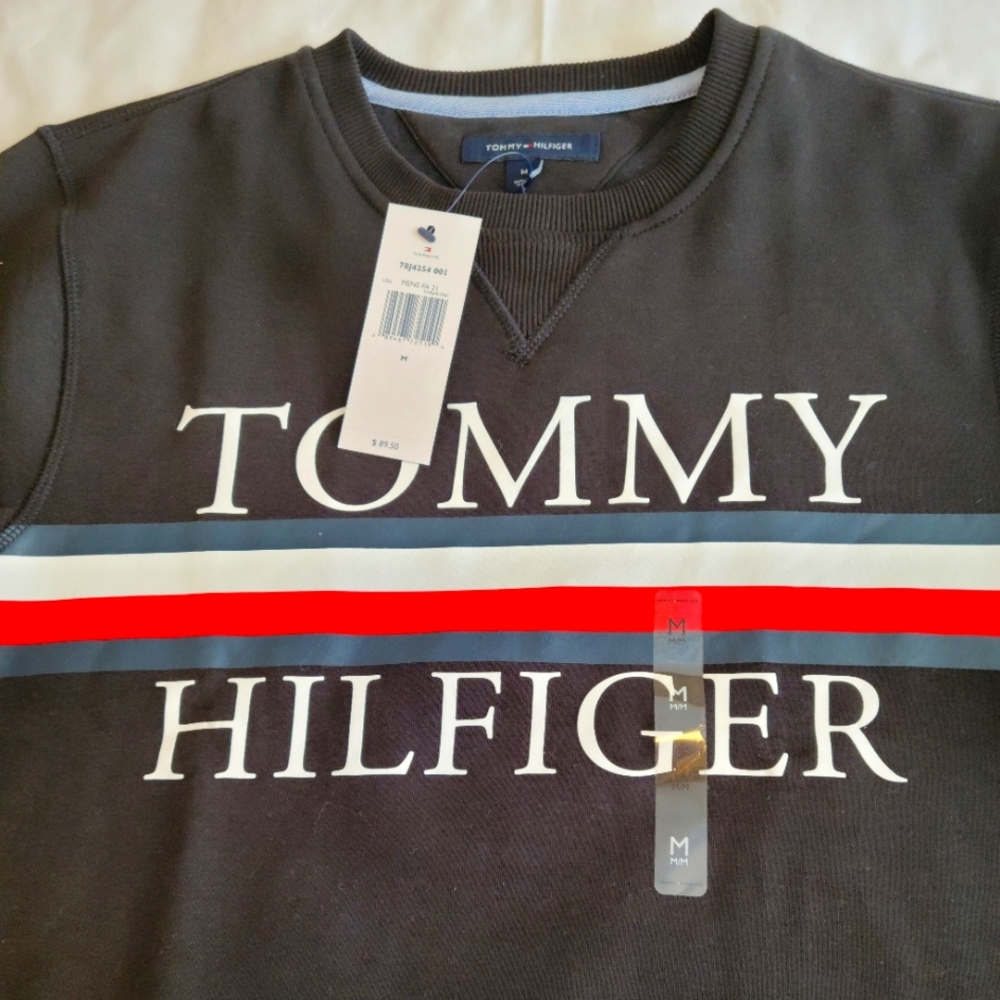 Tommy Hilfiger Sweatshirt-Medium, Black